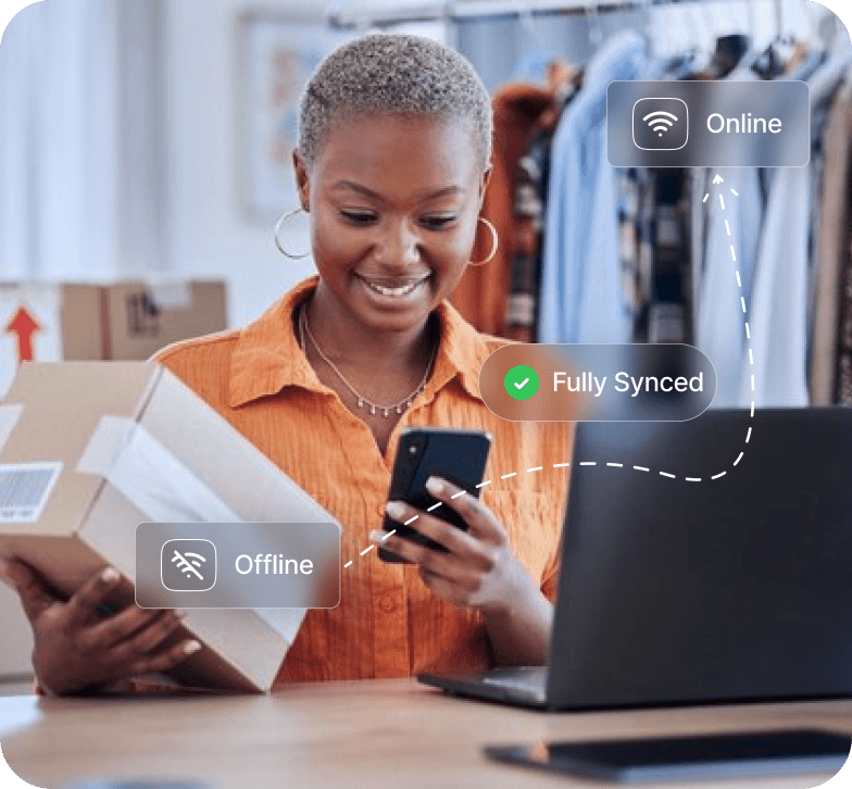 Sell online and offline with ease