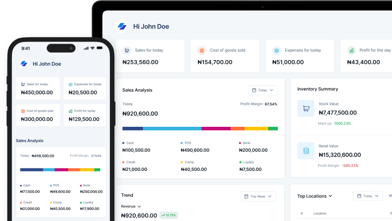 Klakpad dashboard on desktop and mobile